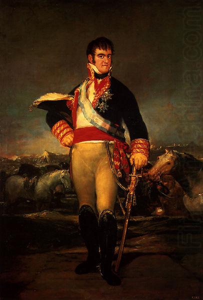 Francisco de Goya Portrait of Ferdinand VII of Spain china oil painting image